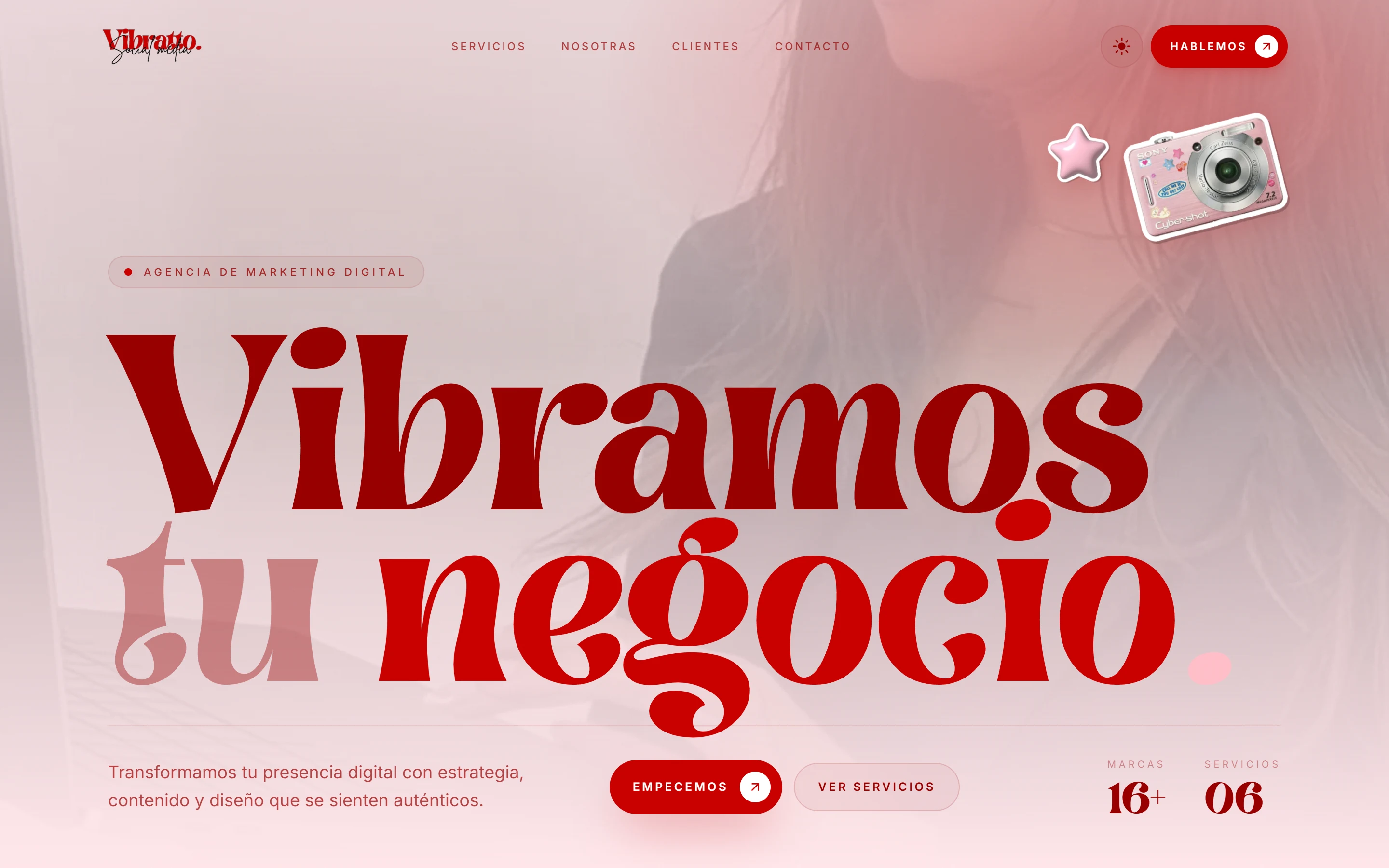 Vibratto · identidad y portada: captura real del proyecto.