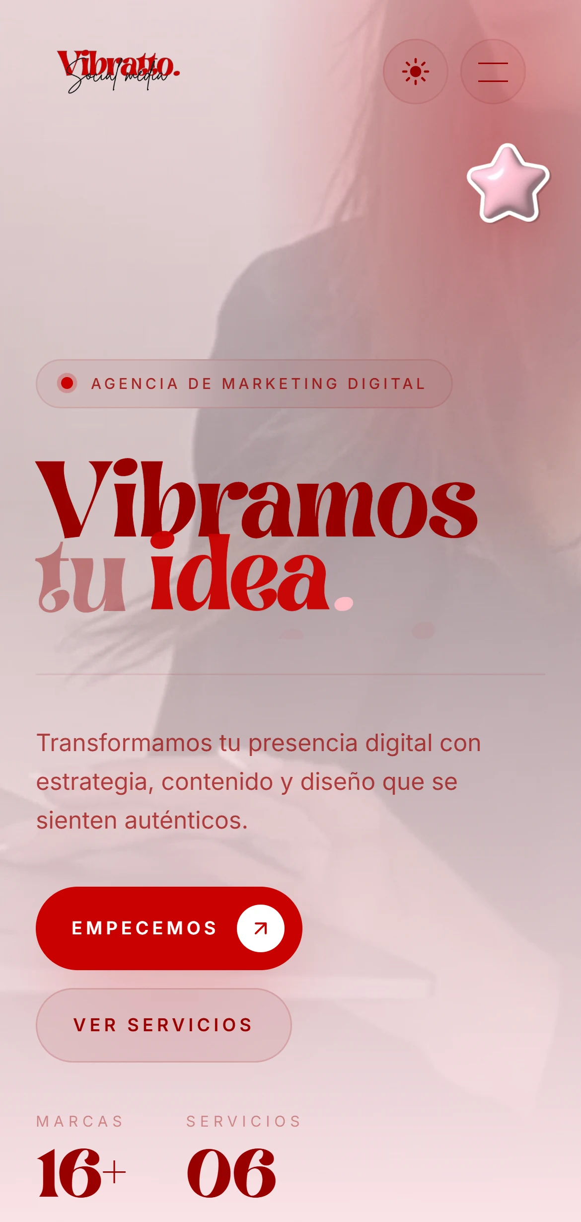 Vibratto en el teléfono: Vibramos tu idea.